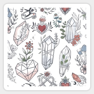 Crystal tattoo Sticker